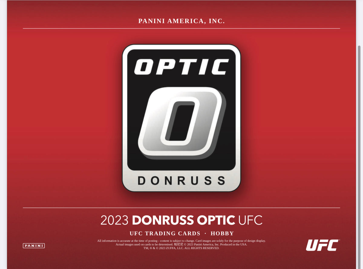 2023 Optic UFC Hobby Box Will Ship 11/15 Kollectible Kings