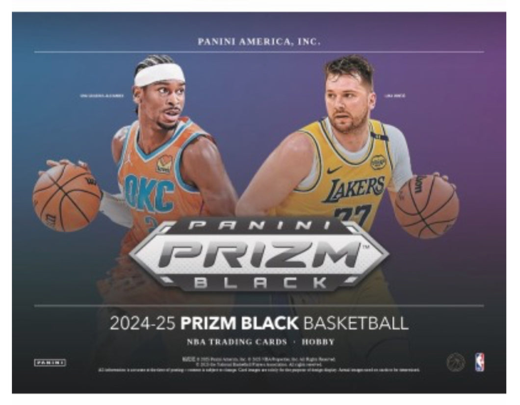 2024-25 Prizm Black Basketball Hobby Box