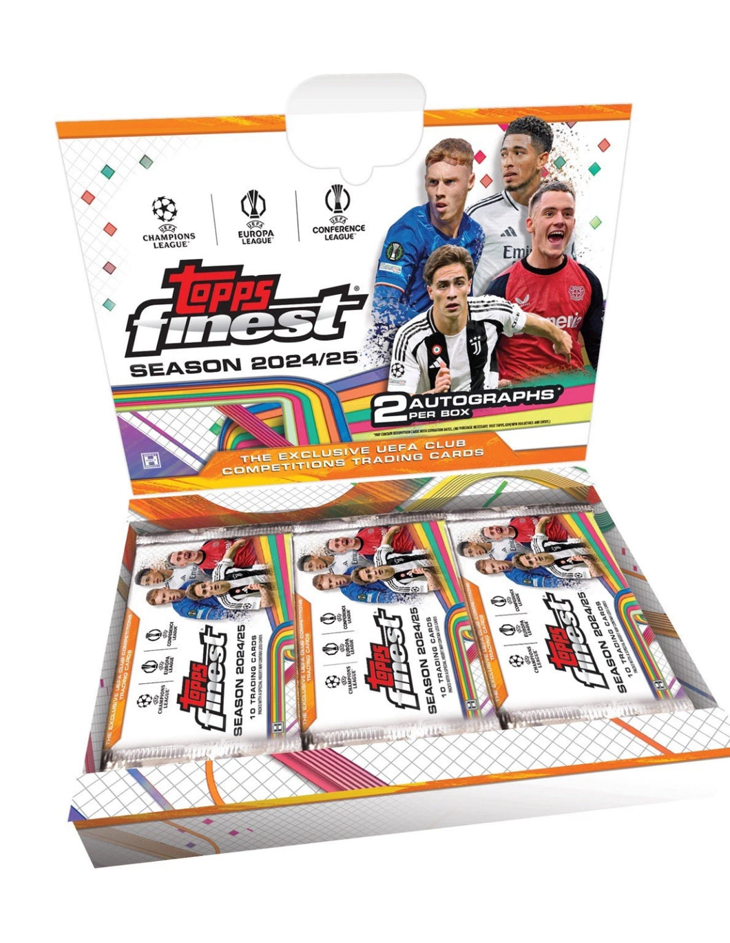 2024-2025 Topps UEFA Club Competitions Finest Soccer Hobby Box