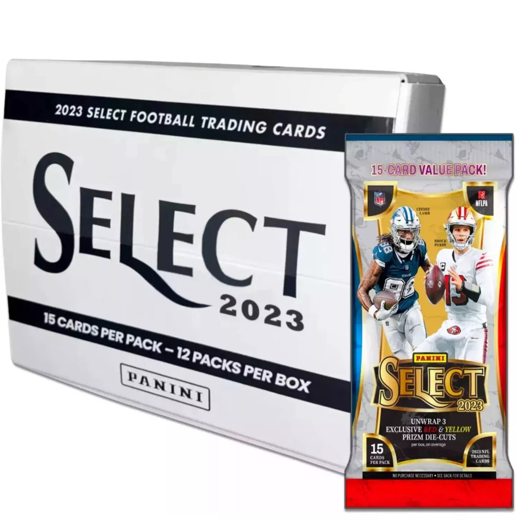 2023 Select Football Fat Pack Box (12 Pack sealed box)