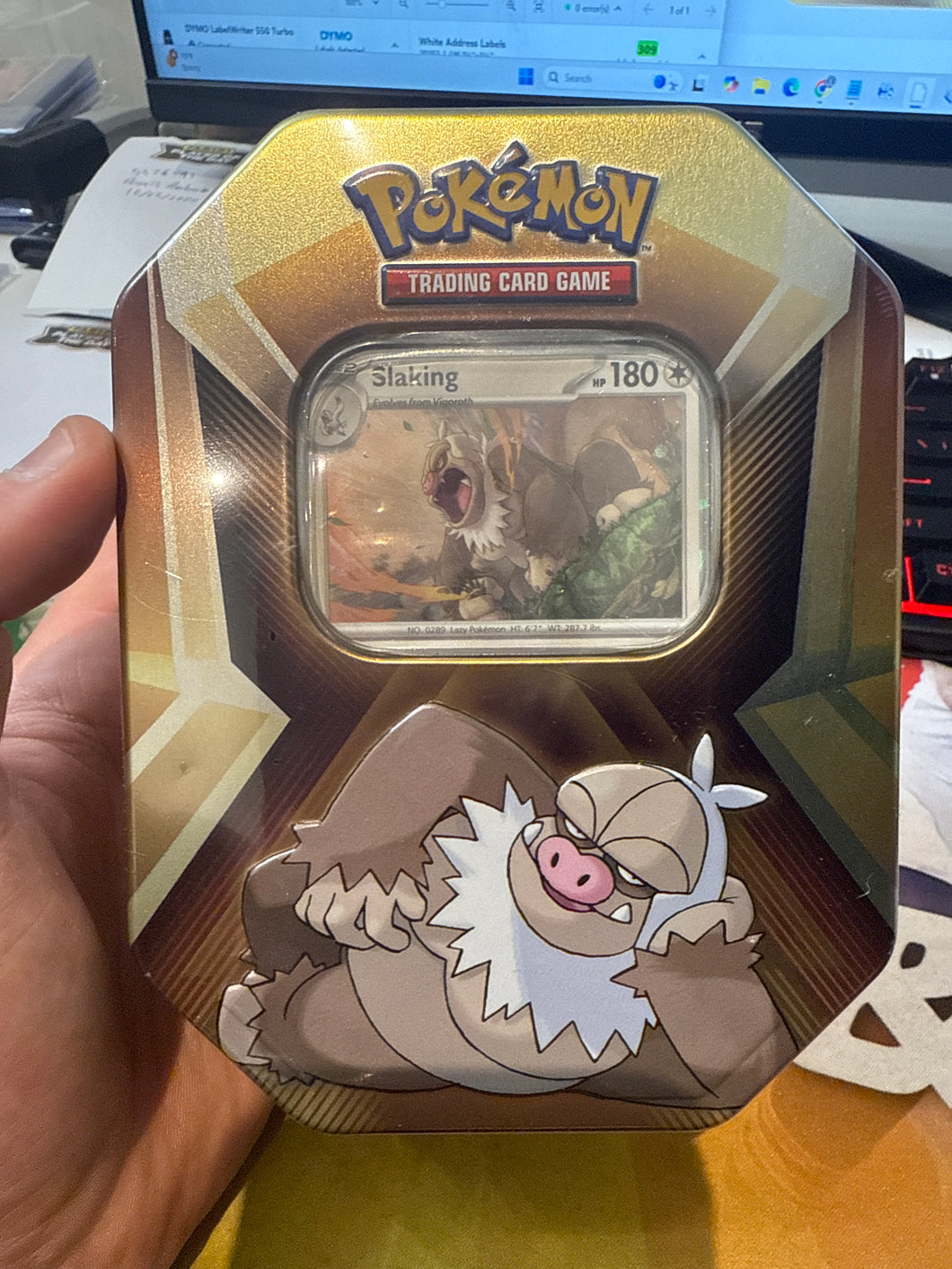 Pokmon Triple Whammy Slaking Tin Kollectible Kings Pokmon Triple Whammy Slaking Tin Kollectible Kings