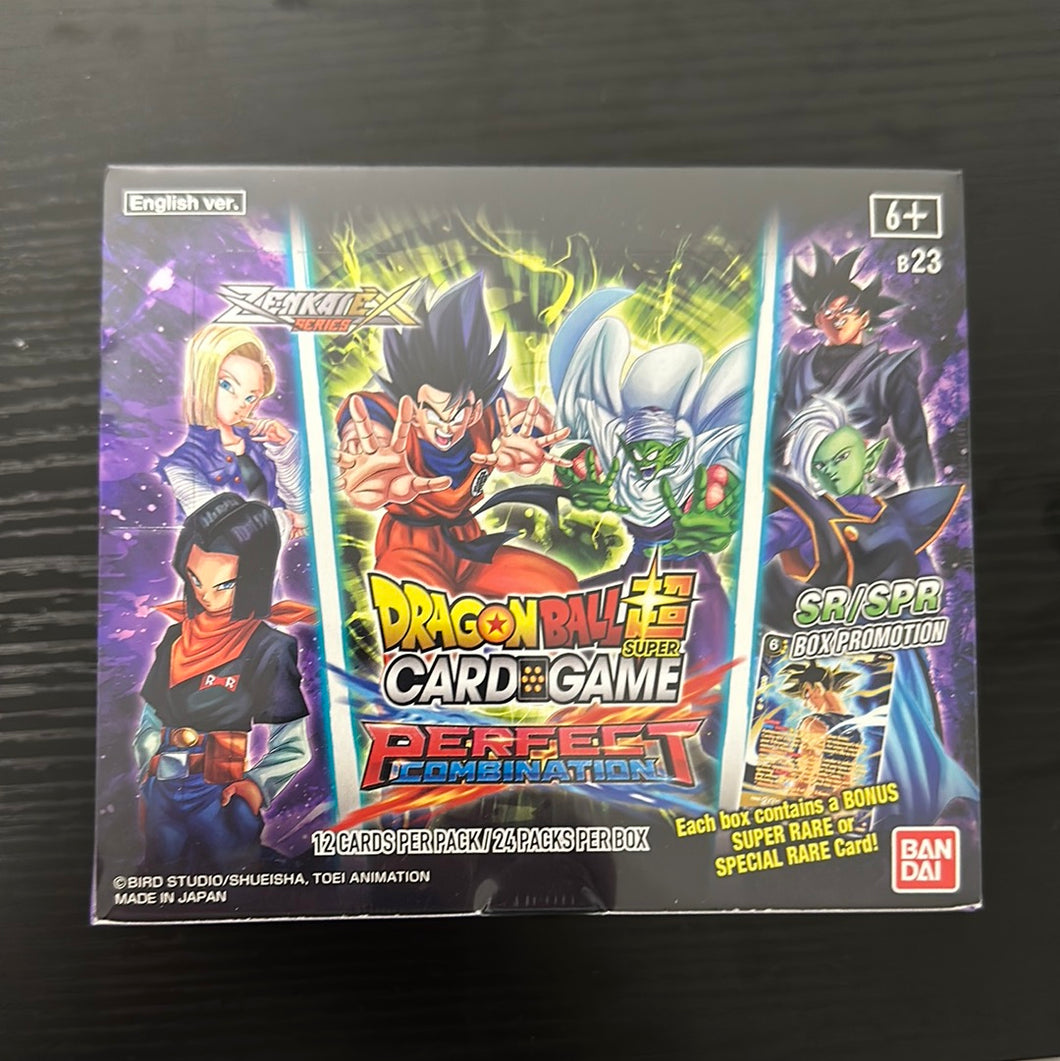 dragon ball perfect combination booster box Dragon Ball Perfect Combination Booster Box