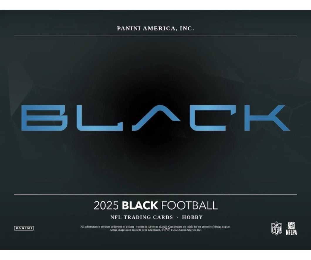 2025 Panini Black Football Hobby Box
