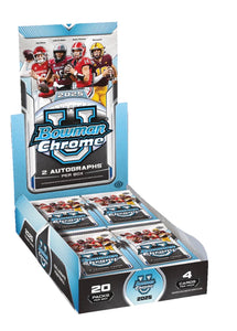 2025 Bowman Chrome University Football Hobby Box