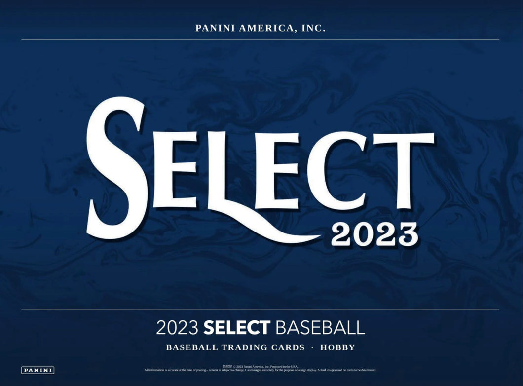 2023 Select Baseball Hobby Box Will Ship 9/22