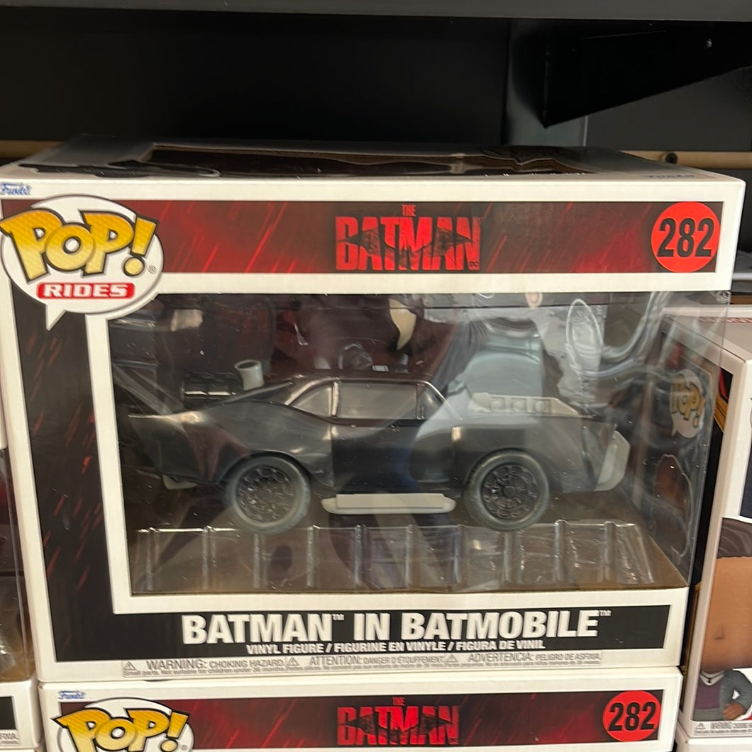 Funko Pop Ride Batman In Batmobile #282