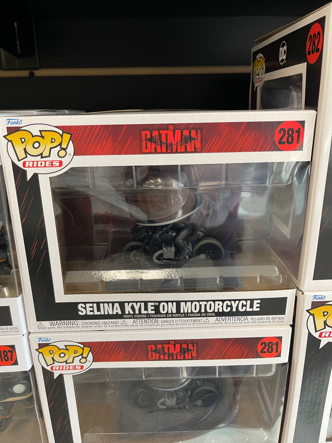Funko Pop Ride Selina Kyle On Motorcycle #281