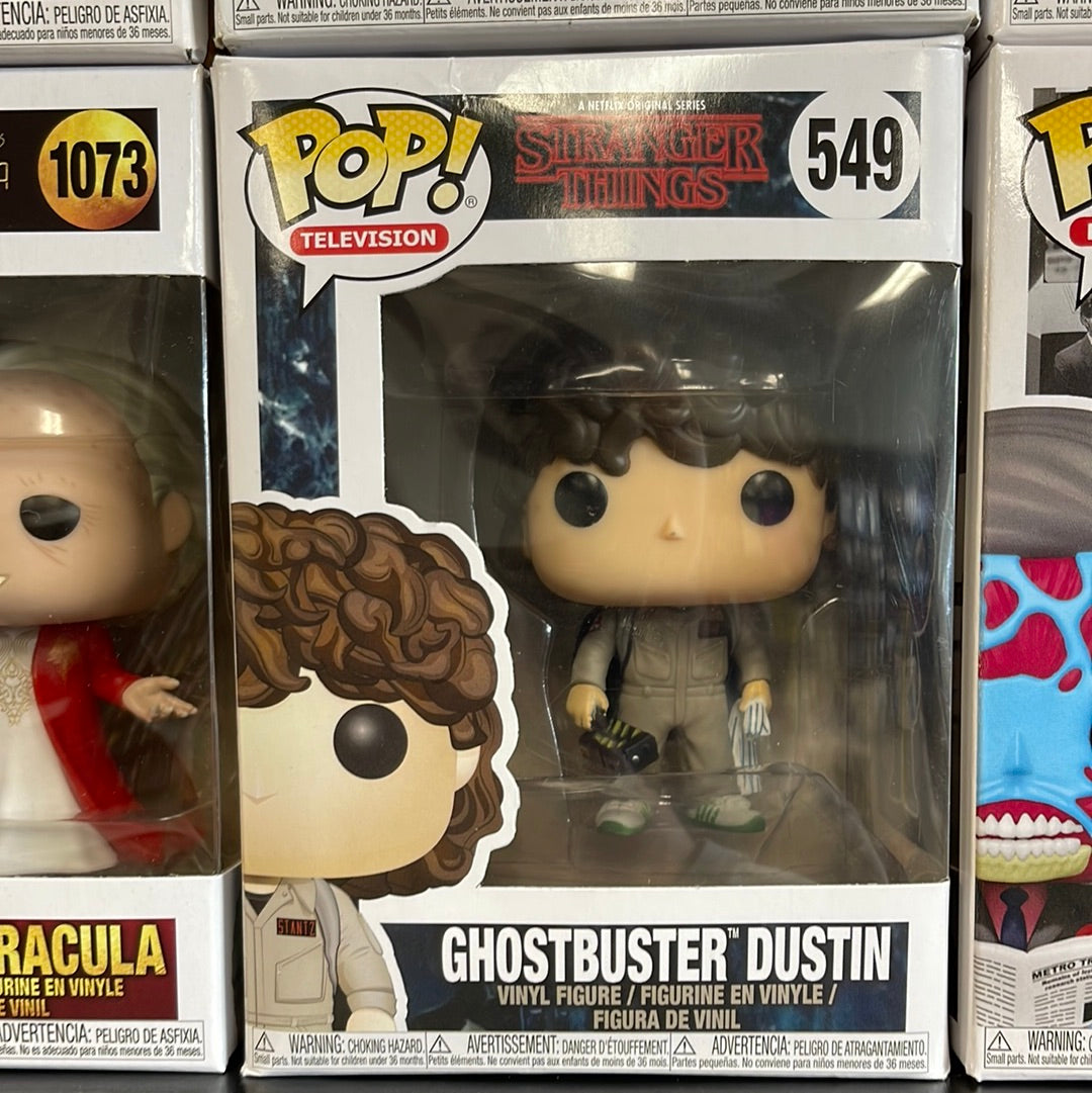 POP! Ghostbuster Dustin フィギュア 549 Funko Pop Ghostbuster Dustin #549 – Kollectible Kings