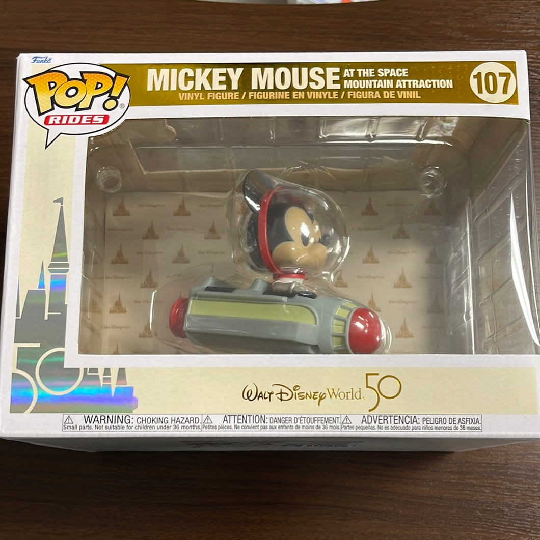 Funko Pop Ride Mickey Mouse At The Pace Mountain Attraction