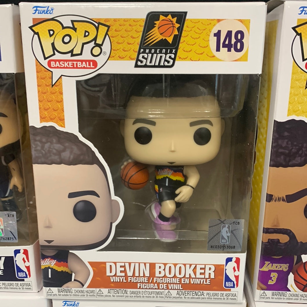Funko Pop! Basketball NBA Phoenix Suns Devin Booker (2021-22 City Edition  Jersey) Figure #148 - US