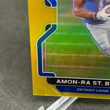 Load image into Gallery viewer, 2021 Panini Prizm Amon-Ra St. Brown Gold 9/10 #358
